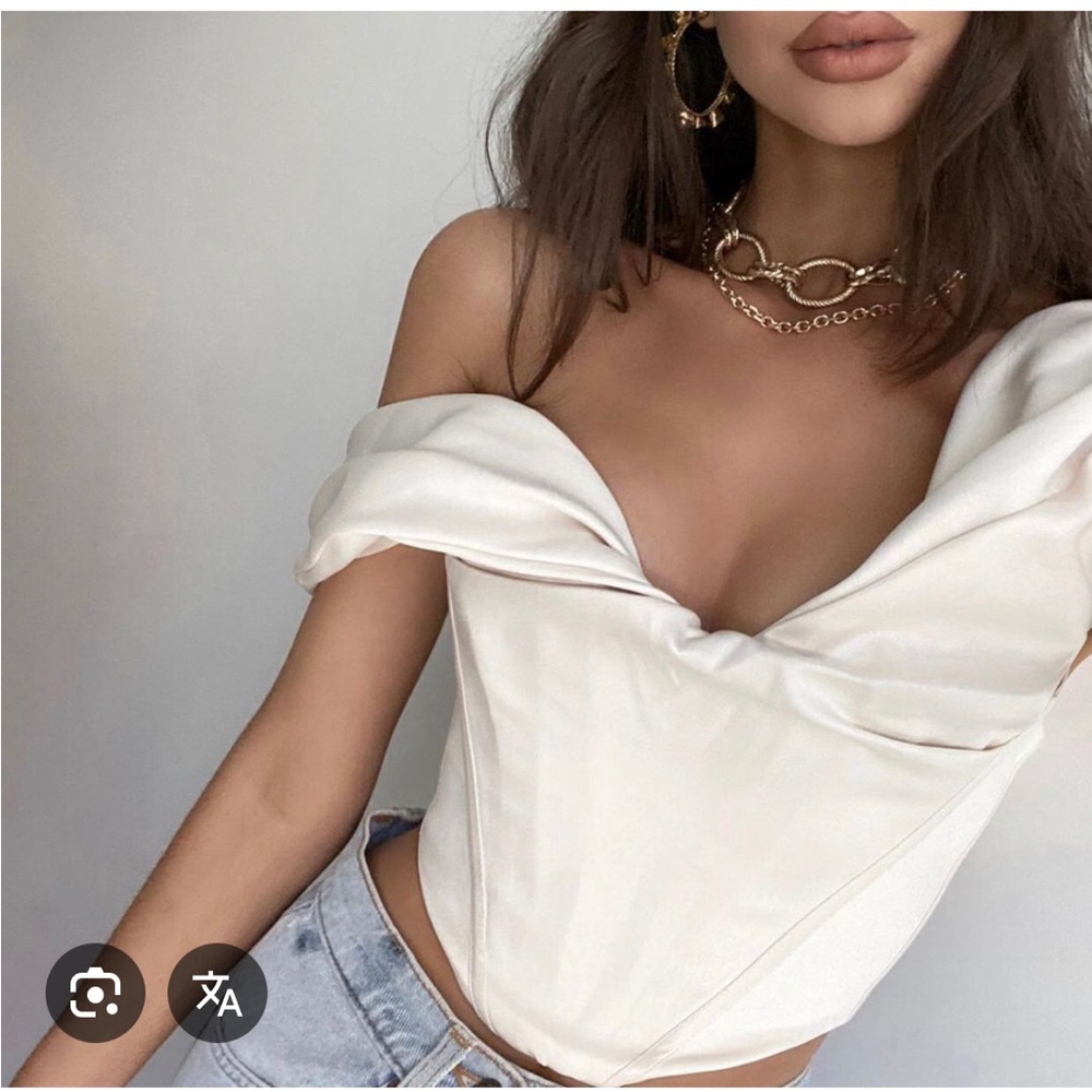 House of CB White Corset / Bustier